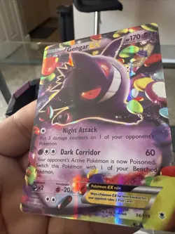 Pokemon Gengar EX Holo Card 34/119 XY-Phantom Forces Near Mint/Mint Condition - Image 2