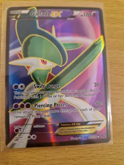 Pokemon TCG Gallade Ex Full Art Rare Card 99/108 Roaring Skies - Image 1
