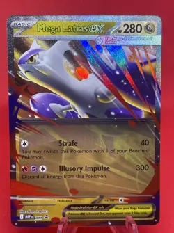 Mega Latias EX 011 Mega Evolutions Black Star Promo Pokemon Card NM/M🔥 - Image 1