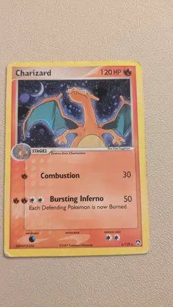 Pokemon TCG Card - Charizard (Ex Power Keepers) 6/108 (2006) - Image 1