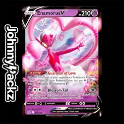 Enamorus V 082/196 - 2022 Lost Origin Ultra Rare Holo - Pokemon Card (NM) - Image 1