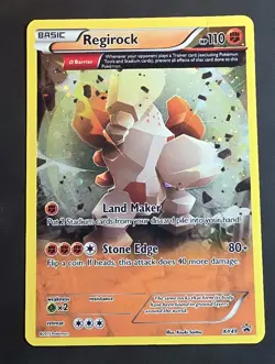 Pokemon Regirock XY49 Promo Card Lot - XY Promo - 2 Basic Cards - English - Image 1
