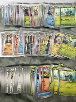 Pokemon 151 Bulk Cards Inc Holo And Reverse Holo In Tins - Image 1