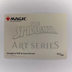 STRENGTH OF WILL 22/54 GOLD STAMP ART CARD SPIDER-MAN NM MTG - Image 2