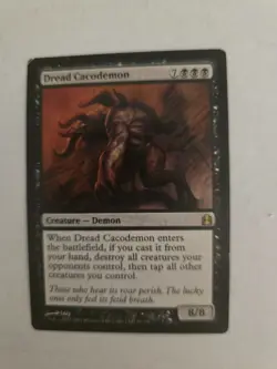 MTG English Dread Cacodemon Normal Commander - Image 1