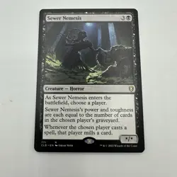 Sewer Nemesis Commander Legends: Battle for Baldur's Gate Regular NM MTG Magic - Image 1