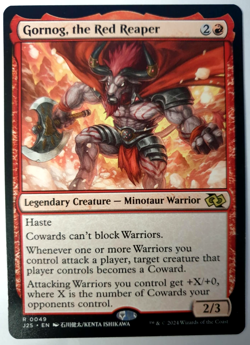 Gornog, the Red Reaper - MTG Foundations Jumpstart - Rare - 0049 NM - Image 1