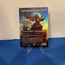 Alesha, Who Laughs at Fate (Borderless Foil) Foundations MTG Magic - Image 1
