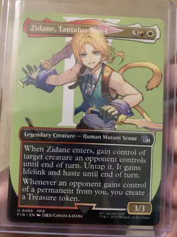 MTG Final Fantasy: Zidane, Tantalus Thief (Borderless) Final Fantasy Regular NM - Image 1