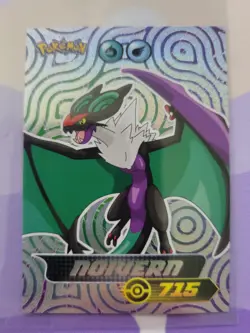 Noivern 715 Cracked Ice Holo 2024 Blue Pokedex Sticker Vol3 Flash Edition #S30 - Image 1