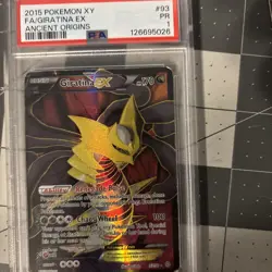 PSA 1 2015 Pokemon XY Ancient Origins Full Art Mega M Giratina EX 93/98 SHINY - Image 1