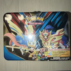 Pokemon TCG: 2020 Spring Collector's Treasure Chest Tin New/SEALED - Few Dents - Image 1