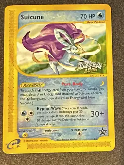 Suicune 53 Promo WOTC Pokemon 4ever Black Star Promo Near Mint Condition - Image 1