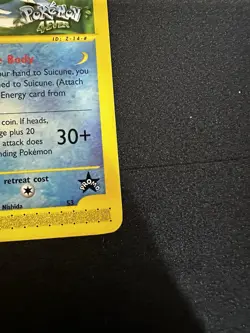 Suicune 53 Promo WOTC Pokemon 4ever Black Star Promo Near Mint Condition - Image 2