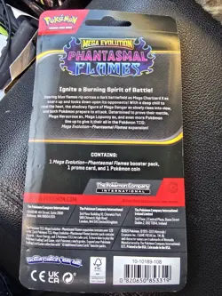 Pokemon Mega Evolution Phantasmal Flames Booster Pack Whimsicott Promo Coin TCG - Image 2