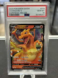 Pokemon Charizard V 019/189 Darkness Ablaze Ultra Rare PSA 10 - Image 1