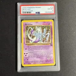 2000 POKEMON PROMO BLACK STAR #12 MEWTWO PSA 6 - Image 1