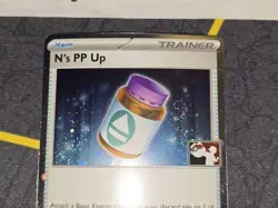 N's PP Up Cosmos Holo WITH SWIRL Pokemon Prize Pack Series 7 Promo 153/159 NM - Image 3