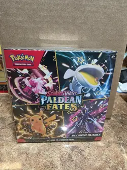 Pokemon TCG Scarlet & Violet Paldean Fates Factory Sealed Booster Bundle Box - Image 1