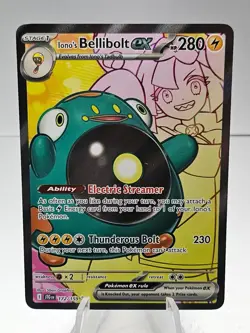 Ionos Bellibolt ex 172/159 Journey Together Full Art Ultra Rare Pokemon - Image 1
