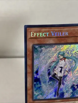 Yu-Gi-Oh Effect Veiler RA01-EN003 Super Rare 1st Edition Near Mint Condition - Image 2