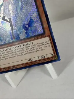 Yu-Gi-Oh Effect Veiler RA01-EN003 Super Rare 1st Edition Near Mint Condition - Image 4