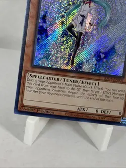 Yu-Gi-Oh Effect Veiler RA01-EN003 Super Rare 1st Edition Near Mint Condition - Image 5