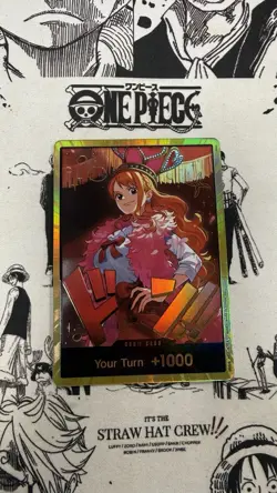 English One Piece TCG EB03 Nami Gold Don Card Heroines Edition NM/M - Image 1