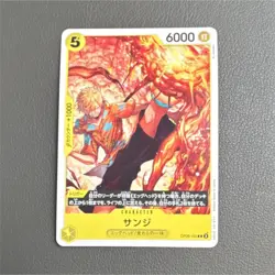 Bandai One Piece CCG Sanji Character Card OP09-105 6000 Power 5 Cost - Image 1