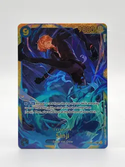 Sanji OP06-119 SEC The Best Vol.2 Premium Booster Foil Secret Rare One Piece NM - Image 1