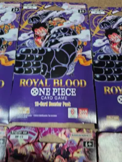 One Piece OP- 10 OP-11 Lot of 8Sleeved Booster Packs Bandai TCG New - Image 4