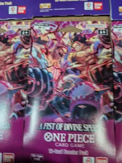 One Piece OP- 10 OP-11 Lot of 8Sleeved Booster Packs Bandai TCG New - Image 5