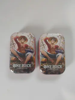 One Piece Tcg Tin X 2 TS-02 OP-13 Volume 2 Bundle FACTORY SEALED - Image 1