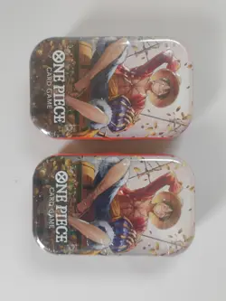 One Piece Tcg Tin X 2 TS-02 OP-13 Volume 2 Bundle FACTORY SEALED - Image 2