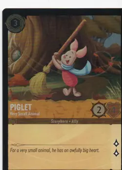 Disney Lorcana - Rise of the Floodborn - Piglet #18 Foil - Image 1