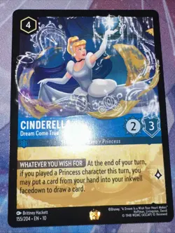 Disney Lorcana Cinderella Dream Come True Legendary **PAIR OF TWO(2)** - Image 3