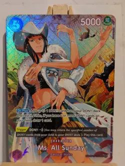 Ms All Sunday High Quality Custom Card Textured One Piece Card Game OP04-064 - Image 1