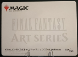 Cloud, Ex-SOLDIER 50/53 S (Art Card) - MTG - FINAL FANTASY (NM) - Image 2