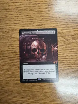1x Vampiric Tutor - Extended Art (Commander Legends) MTG - Image 1