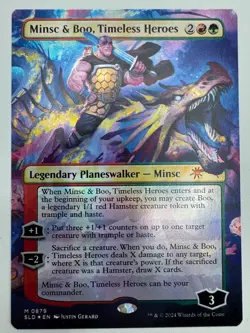 Minsc & Boo, Timeless Heroes (Rainbow Foil) Secret Lair Drop Series - Image 1