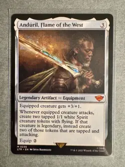 Anduril, Flame of the West (Extended Art) Universes Beyond: LOTR ~ NM - Image 1