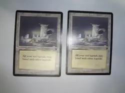 MTG MAGIC THE GATHERING CARD ORIGINAL ENGLISH LEGENDS 2 MOUNTAIN STRONGHOLD LAND - Image 1