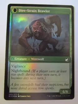 MTG Tireless Hauler 203/277 Mid Midnight Hunt Common Foil NM! - Image 2