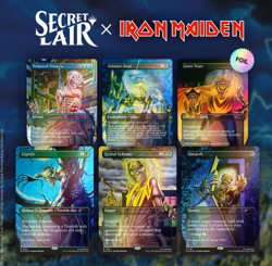 MTG Secret Lair x Iron Maiden - Album Art (Rainbow- Foil) — NEW / Factory Sealed - Image 1
