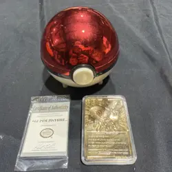 Pokemon Gotta Catch 'em All Poliwhirl 23k Gold-plated Card - Image 1