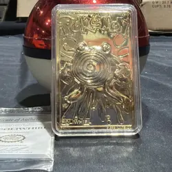 Pokemon Gotta Catch 'em All Poliwhirl 23k Gold-plated Card - Image 3