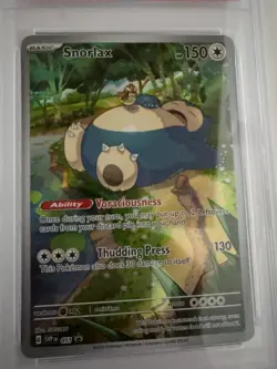 Pokemon TCG Snorlax SVP 051 PSA 9 Mint – Scarlet & Violet Black Star Promo - Image 3