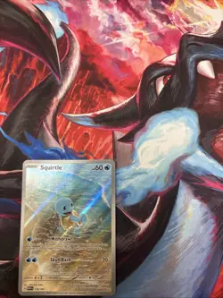 Pokemon TCG Squirtle 170/165 Scarlet & Violet 151 Illustration Rare Holo Card - Image 3