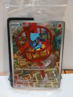 Riolu 010 - Pokemon Center Black Star Promo Mega Evolution SEALED - Image 1