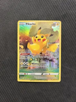 Pokemon TCG Pikachu GG30/GG70! NM Condition! Printing Error! See Desc. - Image 1